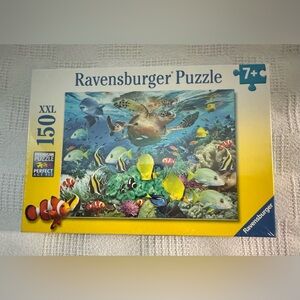 Ravensburger Vibrant Ocean Puzzle - Blue and Yellow Sea Life